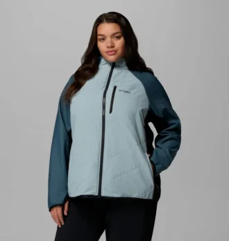 Femei Arctic Crest™ Hybrid Full Zip – Mărimi mari