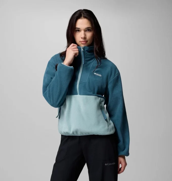 Fleece cu jumătate de fermoar Sequoia Grove™ pentru femei