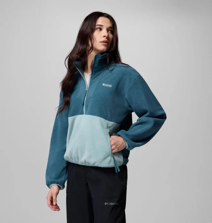 Fleece cu jumătate de fermoar Sequoia Grove™ pentru femei
