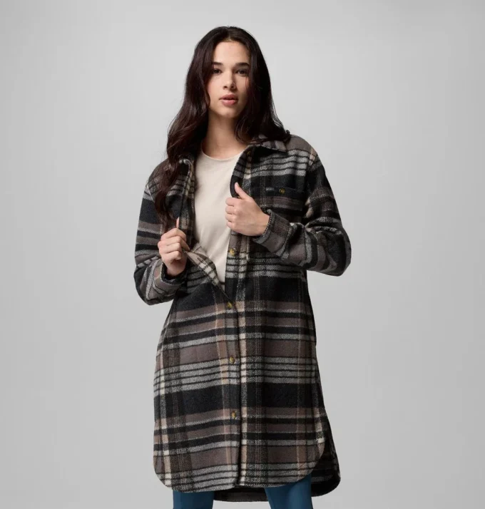 Haină lungă din fleece pentru femei Wildest Venture™