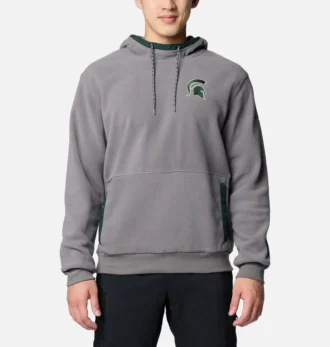 Hanorac cu glugă din fleece Flanker™ pentru bărbați – Michigan State