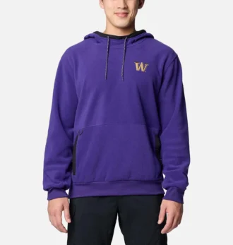 Hanorac cu glugă din fleece Men Collegiate Flanker™ – Washington