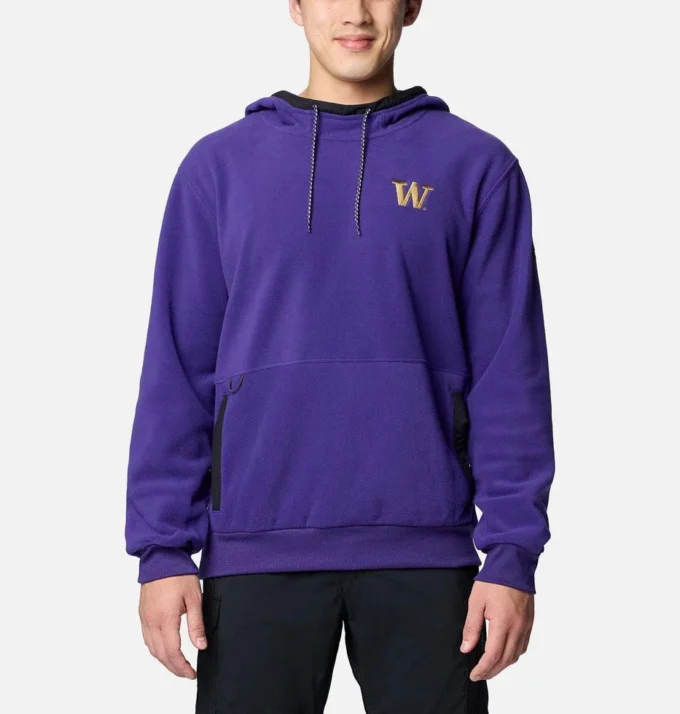 Hanorac cu glugă din fleece Men Collegiate Flanker™ – Washington