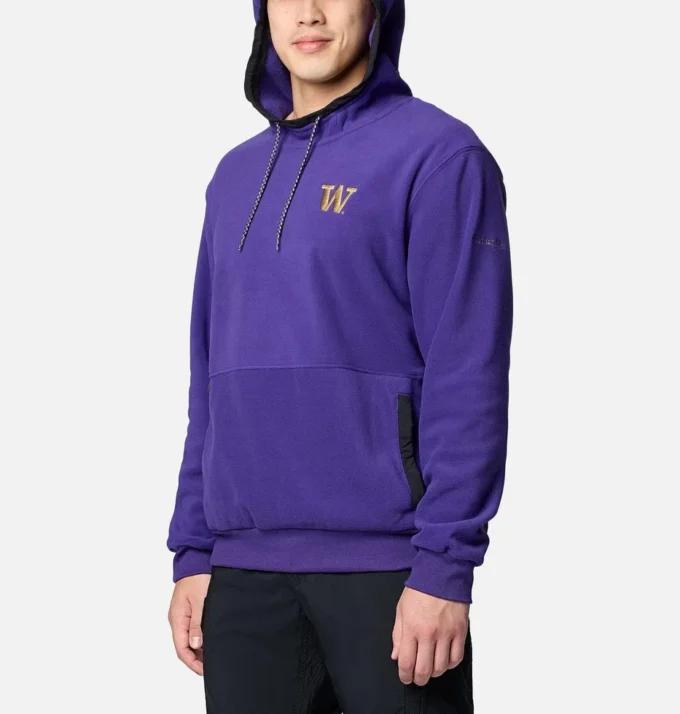 Hanorac cu glugă din fleece Men Collegiate Flanker™ – Washington