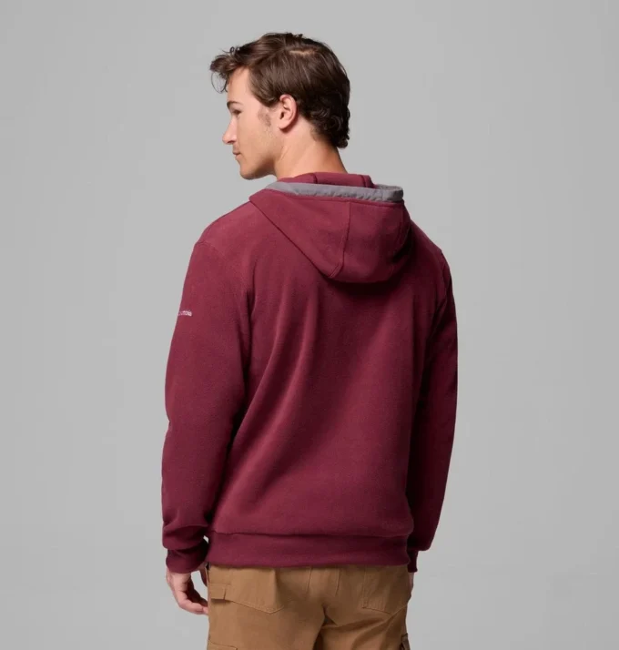 Hanorac cu glugă din fleece pentru bărbați Collegiate Flanker™ – Texas A&M
