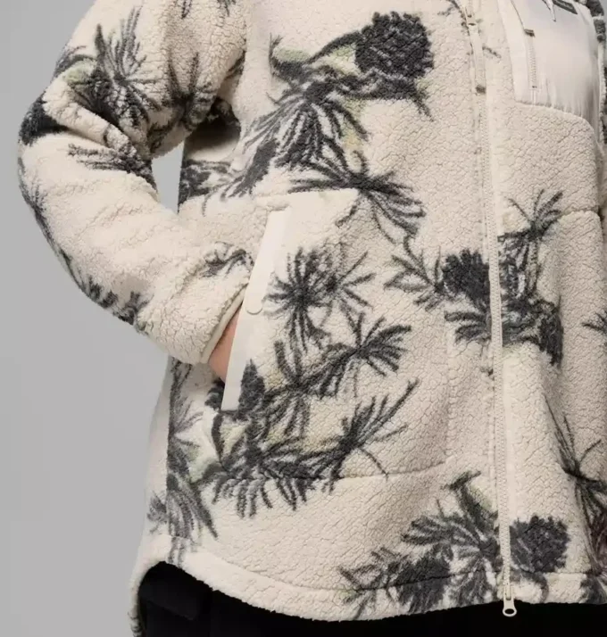 Hanorac cu glugă și fermoar integral pentru femei Winter Warmth™ – Mărime mare