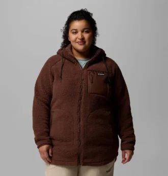 Hanorac cu glugă și fermoar integral Women Winter Warmth™ – Mărime mare
