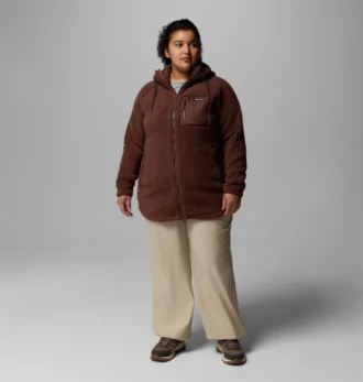 Hanorac cu glugă și fermoar integral Women Winter Warmth™ – Mărime mare