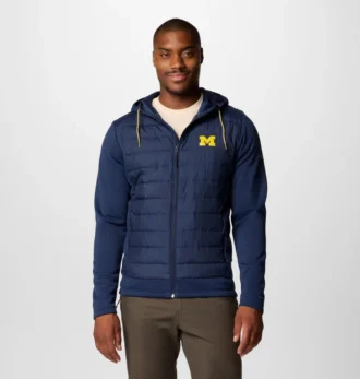 Hanorac cu glugă pentru bărbați Collegiate Out-Shield™ Hybrid – Michigan