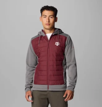 Hanorac cu glugă pentru bărbați Collegiate Out-Shield™ Hybrid – Texas A&M