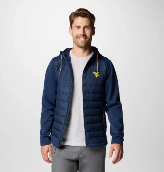 Hanorac cu glugă pentru bărbați Collegiate Out-Shield™ Hybrid – West Virginia