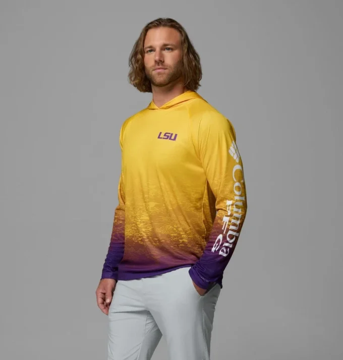 Hanorac cu glugă pentru bărbați Collegiate PFG Super Terminal Tackle™ – Louisiana