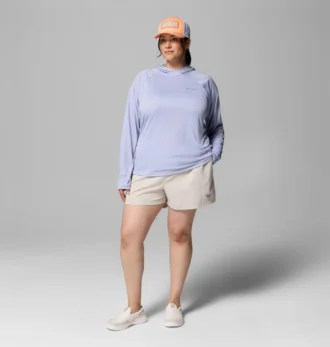 Hanorac cu glugă PFG Tidal Tee™ II pentru femei – Mărime mare