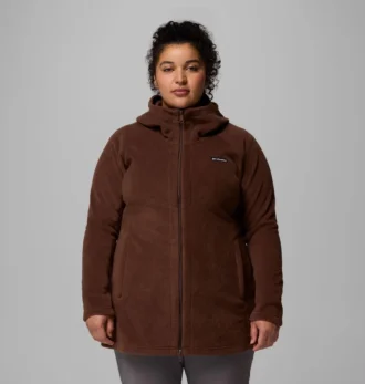 Hanorac lung cu glugă din fleece Benton Springs™ II pentru femei – Mărime mare