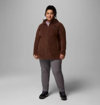 Hanorac lung cu glugă din fleece Benton Springs™ II pentru femei – Mărime mare