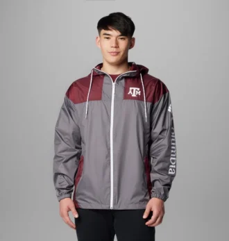 Jacheta bărbătească Collegiate Flash Challenger™ II Windbreaker – Texas A&M