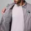 Jacheta cămașă matlasată pentru bărbați Collegiate Campus Roam™ – Michigan State