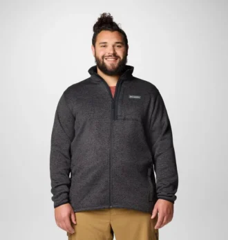 Jacheta cu fermoar complet Men Sweater Weather™ – Mărime mare