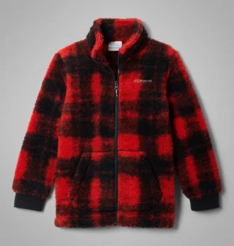 Jacheta cu fermoar integral pentru băieți Rugged Ridge™ II cu imprimeu Sherpa