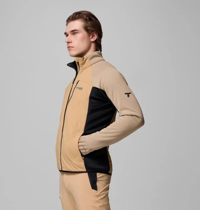 Jacheta cu fermoar integral pentru bărbați Arctic Crest™ Hybrid – Tall