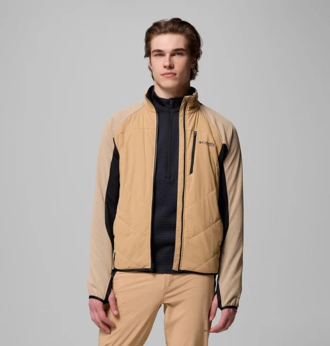 Jacheta cu fermoar integral pentru bărbați Arctic Crest™ Hybrid – Tall