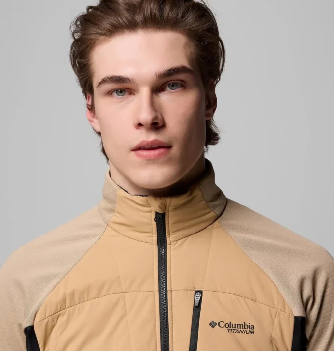 Jacheta cu fermoar integral pentru bărbați Arctic Crest™ Hybrid – Tall