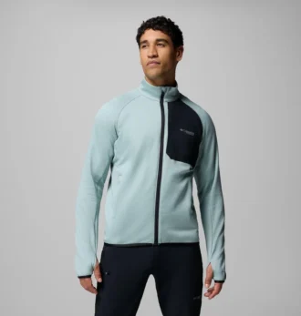 Jacheta cu fermoar integral pentru bărbați Triple Canyon™ Grid Fleece II