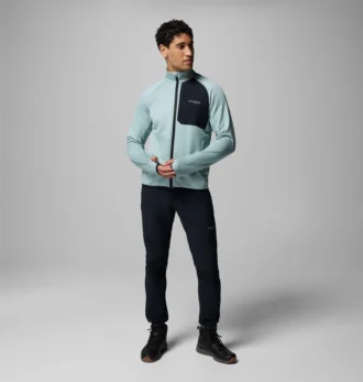 Jacheta cu fermoar integral pentru bărbați Triple Canyon™ Grid Fleece II