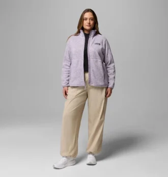 Jacheta cu fermoar integral pentru femei Sweater Weather™ II – Mărime mare