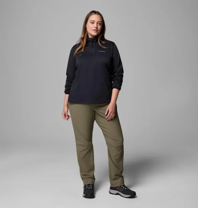 Jacheta cu fermoar pe jumătate din fleece Essential Hike™ Grid pentru femei – Mărime mare Jacheta cu fermoar pe jumătate din fleece Essential Hike™ Grid pentru femei – Mărime mare