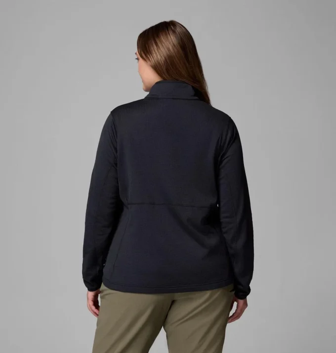 Jacheta cu fermoar pe jumătate din fleece Essential Hike™ Grid pentru femei – Mărime mare Jacheta cu fermoar pe jumătate din fleece Essential Hike™ Grid pentru femei – Mărime mare