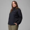Jacheta cu fermoar pe jumătate din fleece Essential Hike™ Grid pentru femei – Mărime mare Jacheta cu fermoar pe jumătate din fleece Essential Hike™ Grid pentru femei – Mărime mare