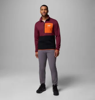 Jacheta cu jumătate de fermoar Columbia Hike™ pentru bărbați – Virginia Tech