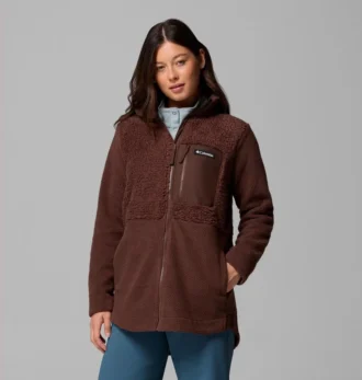 Jacheta din fleece Columbia Lodge™ Sherpa cu fermoar integral pentru femei