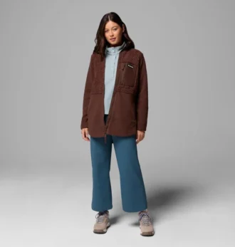 Jacheta din fleece Columbia Lodge™ Sherpa cu fermoar integral pentru femei