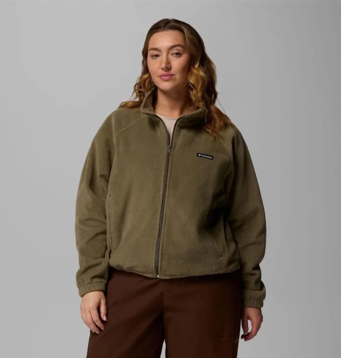 Jacheta din fleece cu fermoar complet și croială relaxată Benton Springs™ pentru femei – Mărimi mari Jacheta din fleece cu fermoar complet și croială relaxată Benton Springs™ pentru femei – Mărimi mari