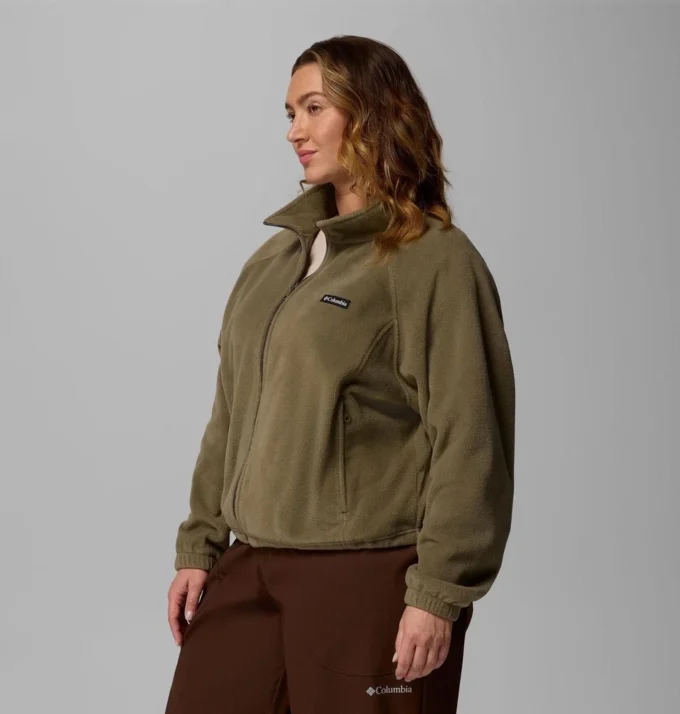 Jacheta din fleece cu fermoar complet și croială relaxată Benton Springs™ pentru femei – Mărimi mari Jacheta din fleece cu fermoar complet și croială relaxată Benton Springs™ pentru femei – Mărimi mari