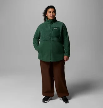 Jacheta din fleece cu fermoar integral Columbia Lodge™ Sherpa pentru femei – Mărimi mari