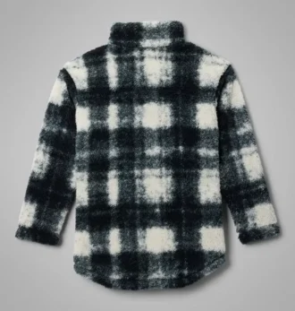 Jacheta din fleece cu fermoar integral și imprimeu West Bend™ pentru fete