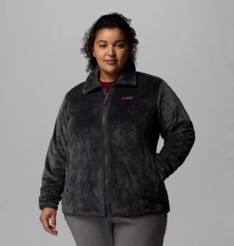 Jacheta din fleece cu fermoar integral pentru femei Fire Side™ II Sherpa – Mărimi mari
