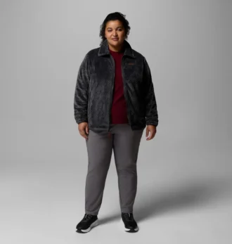 Jacheta din fleece cu fermoar integral pentru femei Fire Side™ II Sherpa – Mărimi mari