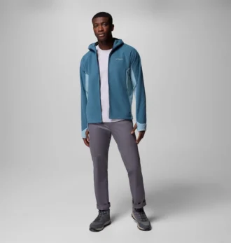 Jacheta din fleece cu glugă și fermoar integral pentru bărbați Arctic Peak™