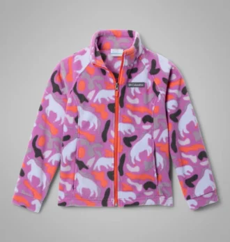 Jacheta din fleece cu imprimeu Benton Springs™ II pentru fete