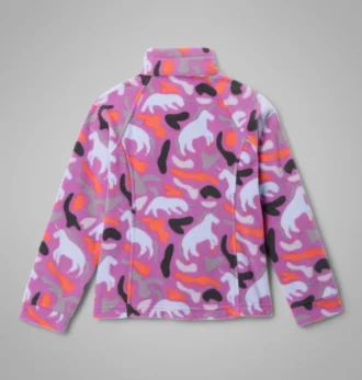 Jacheta din fleece cu imprimeu Benton Springs™ II pentru fete