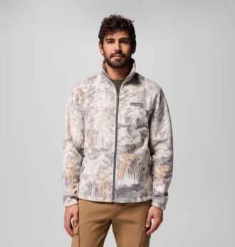 Jacheta din fleece cu imprimeu Steens Mountain™ pentru bărbați – lungă