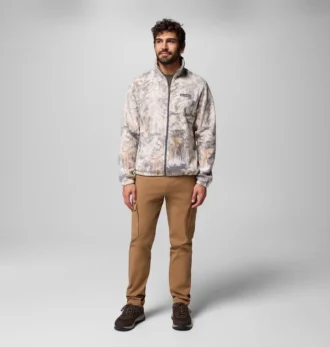 Jacheta din fleece cu imprimeu Steens Mountain™ pentru bărbați – lungă