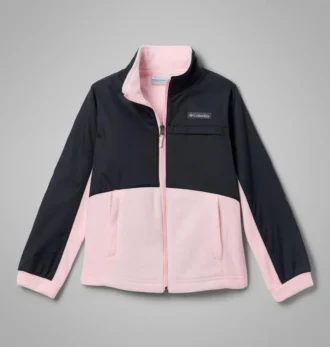 Jacheta din fleece cu strat suprapus Benton Springs™ IV pentru fete
