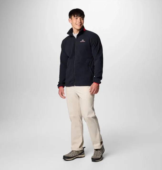 Jacheta din fleece pentru bărbați Collegiate Flanker™ IV – Georgia – Tall