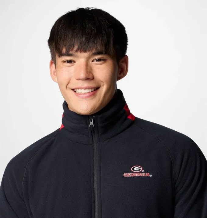 Jacheta din fleece pentru bărbați Collegiate Flanker™ IV – Georgia – Tall