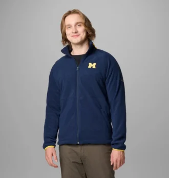 Jacheta din fleece pentru bărbați Collegiate Flanker™ IV – Michigan